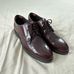 Will’s vegan store cherry red signature brogues size 11
